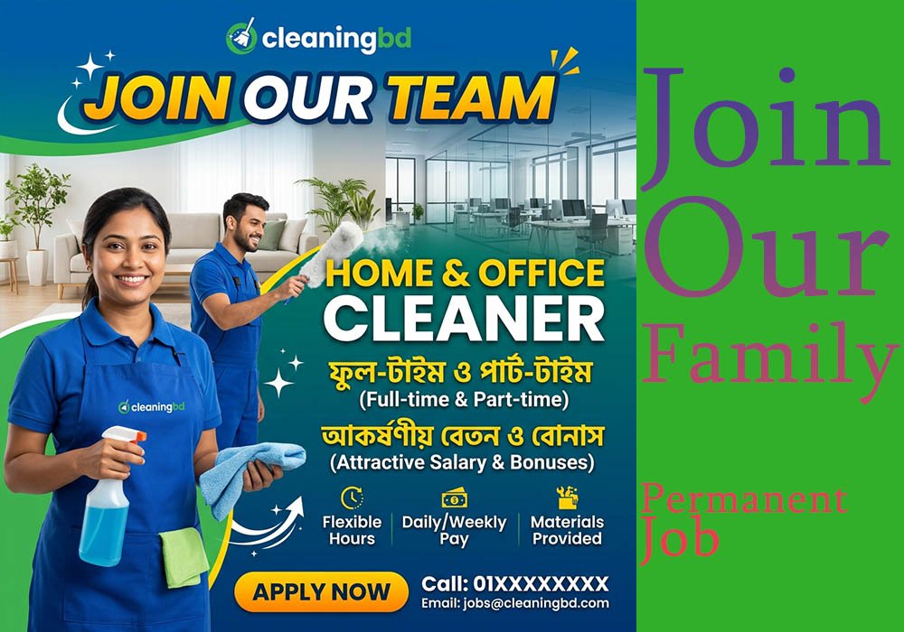 Careers at CleaningBD — cleaner jobs in Dhaka