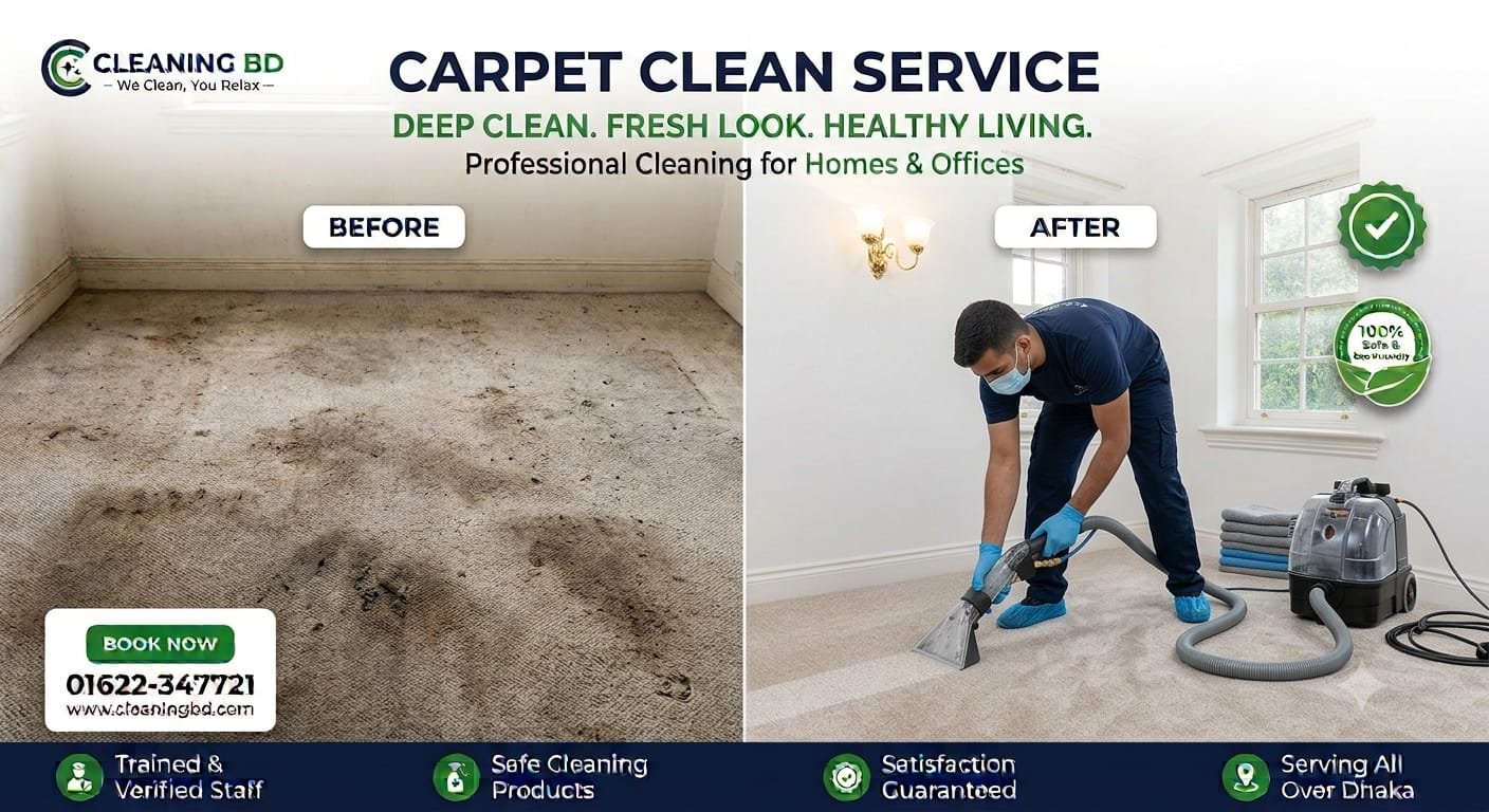Carpet Cleaning service by CleaningBD in Dhaka