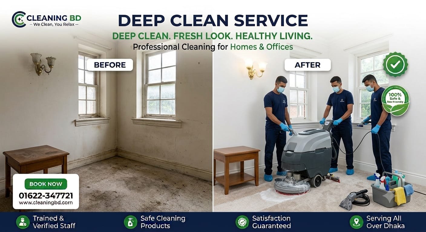 Deep Cleaning service by CleaningBD in Dhaka