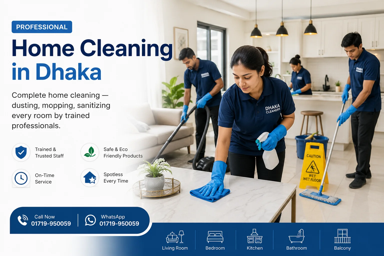 Home Cleaning service by CleaningBD in Dhaka